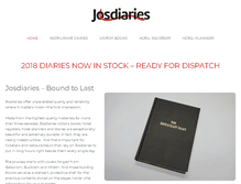 Tablet Screenshot of josdiaries.com